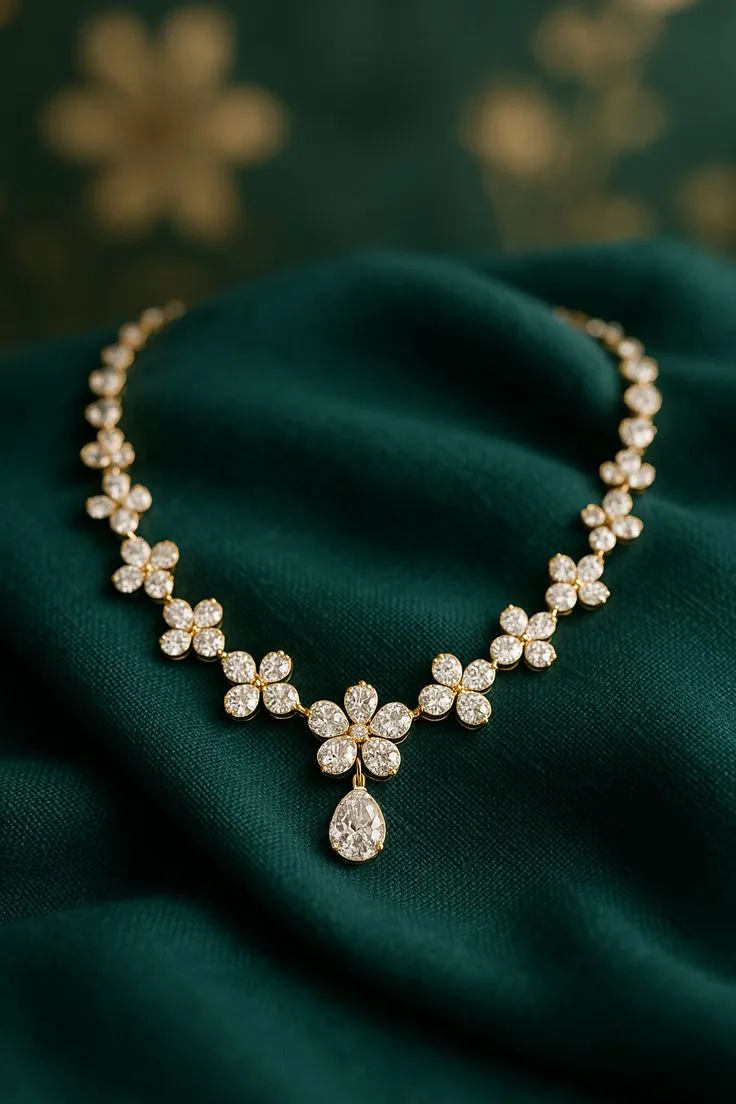 Floral necklace — PakGold Jewellers, Rawalpindi
